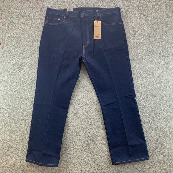 Levi's 517 Bootcut Denim Jeans Men's Blue Dark Wash  NWT  |  Size:  42 x 30 - Picture 1 of 16